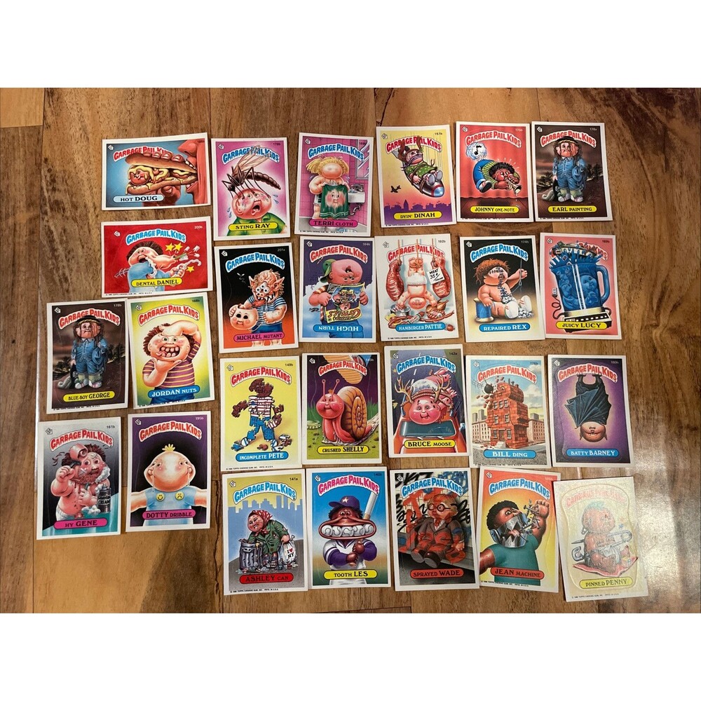 Vtg GARBAGE PAIL KIDS Topps 1986 Lot 26 No Repeats